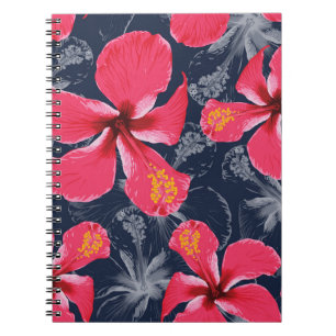Carnet Hibiscus Tropical Fleurs été Design