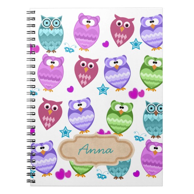 Carnet hibou (Devant)