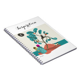 Carnet Hibou dans l'arbre, mère indienne avec le bébé et