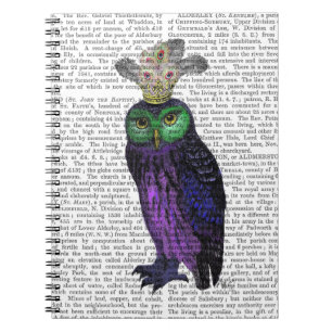 Carnet Hibou pourpre