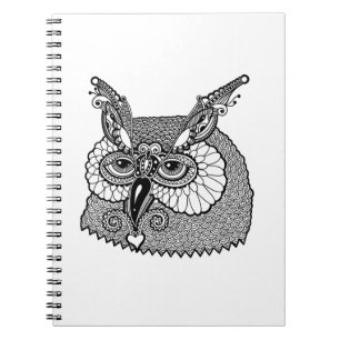 Carnet Hibou Zendoodle principal