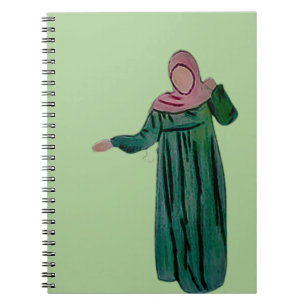 Carnet Hijabi - Muslimah - Hijab tiré à la main - Hijab G