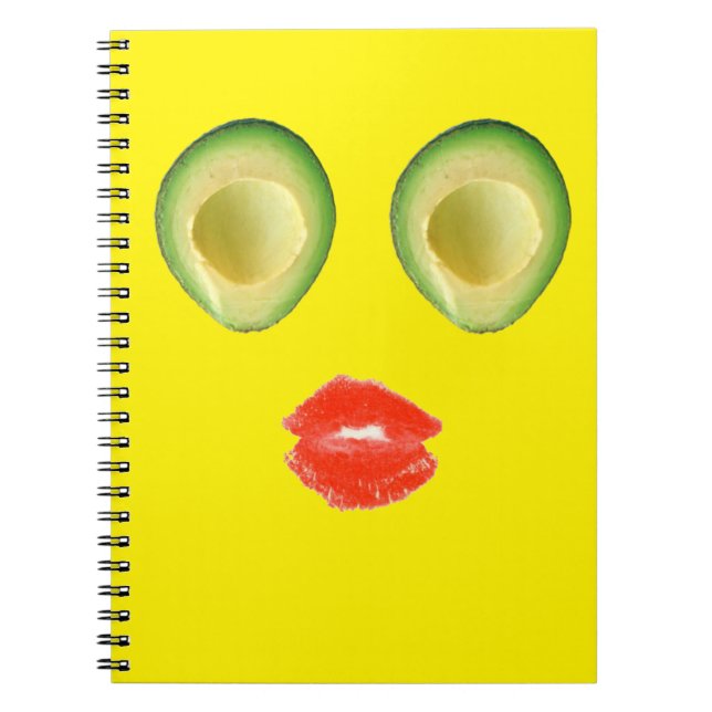 Carnet Hilarié Avocado Face 4Keith (Devant)