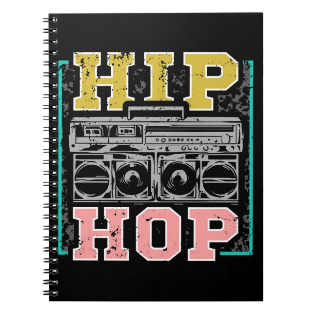 Carnet hip hop Artistes Cassettes Vieux-École Rap (Devant)