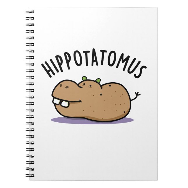 Carnet Hip-potato-mus Hippo Drôle Punée  (Devant)