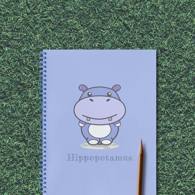 Carnet Hippo mignon (Cute Hippo Notebook )