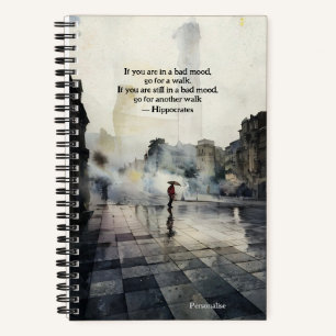 Carnet Hippocrate Citation de mauvaise humeur Personal Ci
