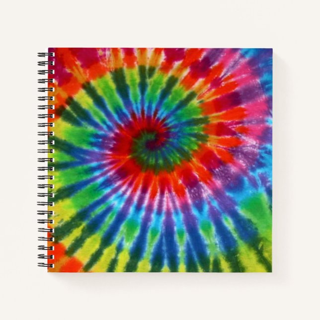 Carnet Hippy Peace Retro 60s Tie Dye (Devant)