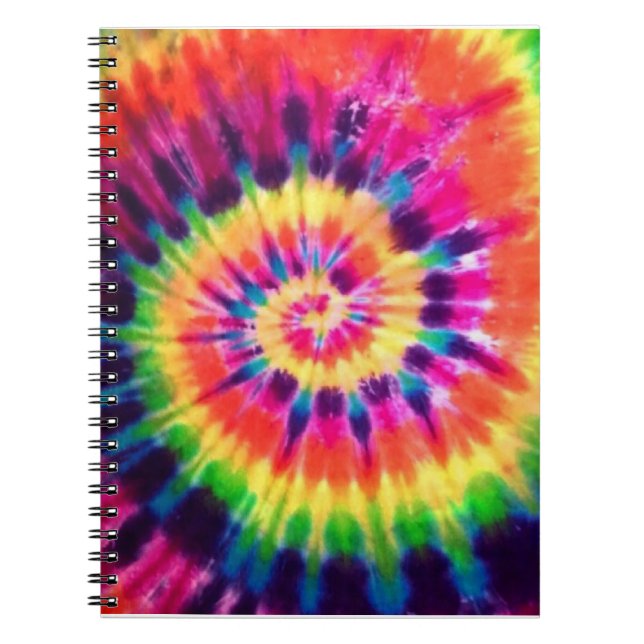 Carnet Hippy Peace Retro 60s Tie Dye (Devant)