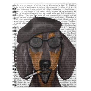 Carnet Hipster Dachshund Black and Tan