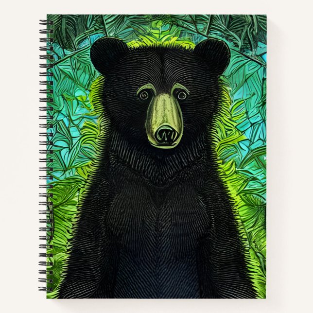 Carnet Histoire amusante Petit ours noir (Devant)