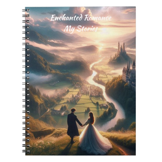 Carnet Histoire de Couple Château Pages Enchantées  (Devant)