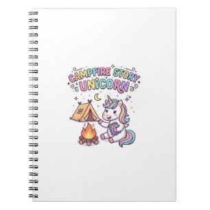 Carnet Histoire de feu de camp licorne Licorne charmante 