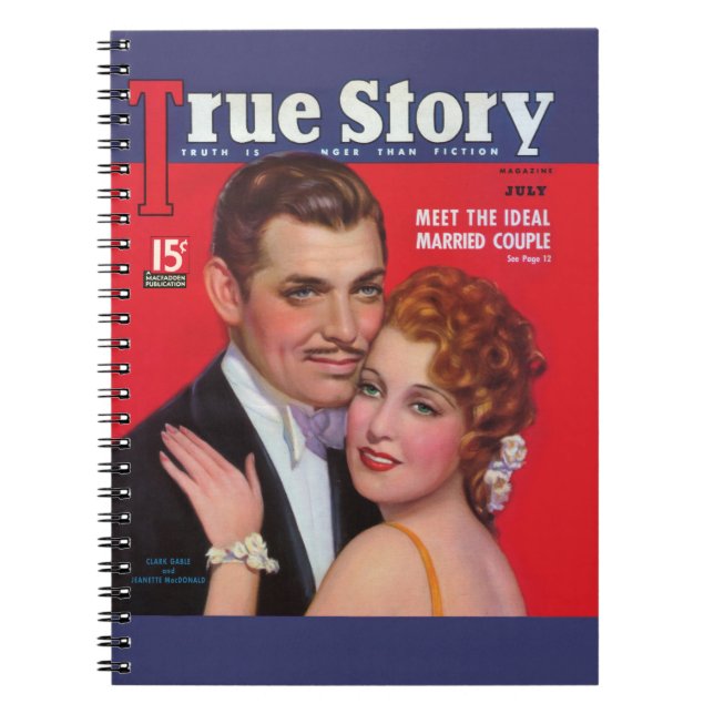 Carnet Histoire vraie - Clark Gable et Jeanette MacDonald (Devant)