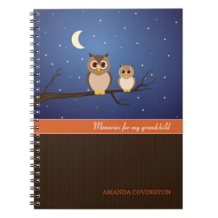Carnet Histoires de chouettes grand-enfants