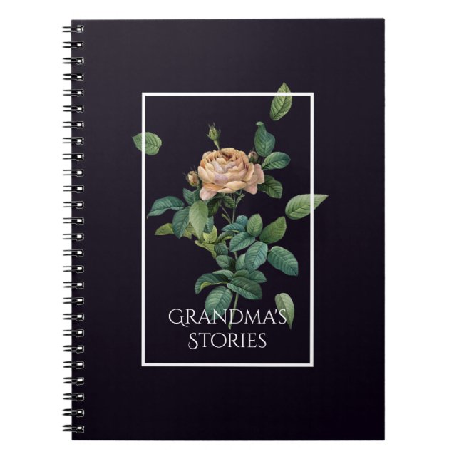 Carnet Histoires de grand-mère Histoire familiale (Devant)