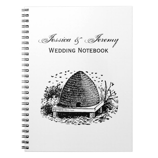 Carnet Hive et abeilles #1 Vintage héraldique (Devant)