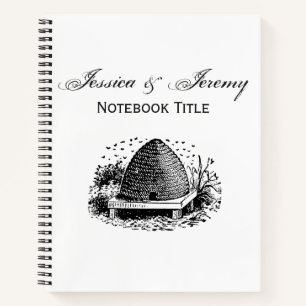 Carnet Hive et abeilles #1 Vintage héraldique