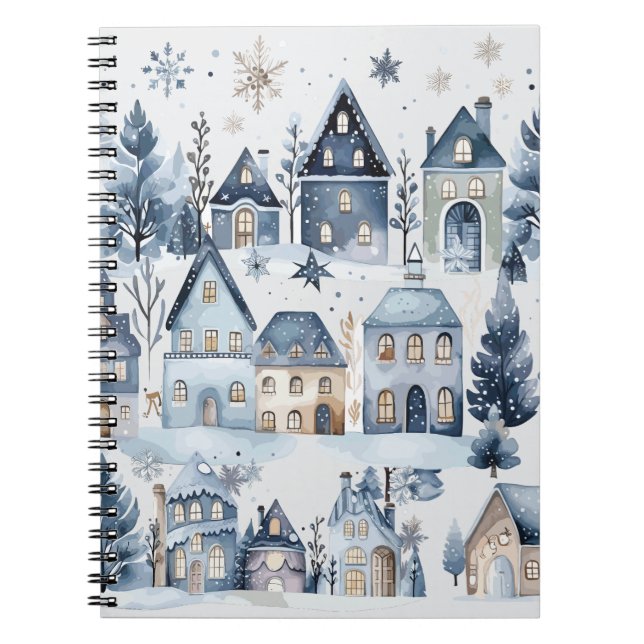 Carnet Hiver Onederland Maisons de Noël Anniversaire (Devant)