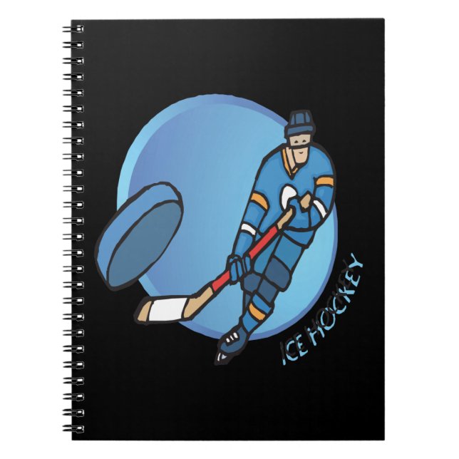 Carnet Hockey sur glace (Devant)