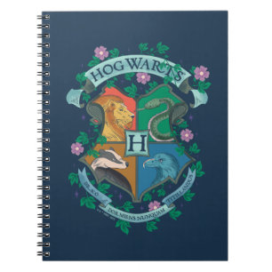 Carnet HOGWARTS™ Floral Crest