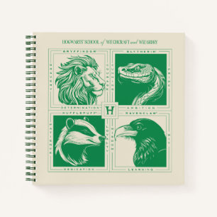 Carnet HOGWARTS™ Grille d'animaux de maison