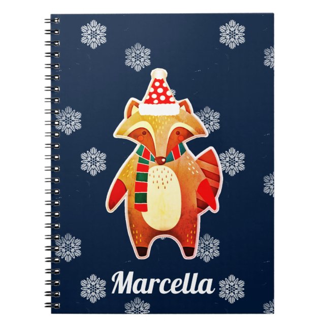 Carnet Holiday Raccoon (Devant)
