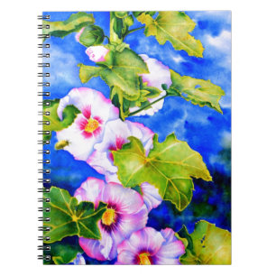 Carnet Hollyhocks