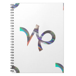 Carnet hologramme Capricorne