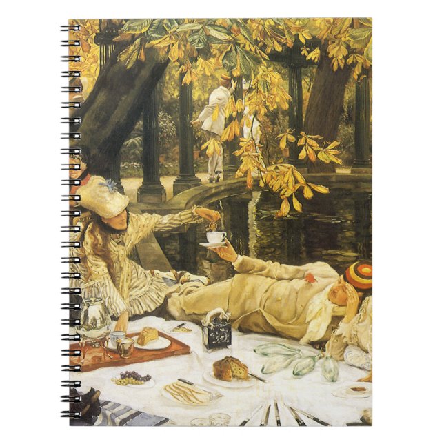 Carnet Holyday, le pique-nique de James Tissot, Art Victo (Devant)