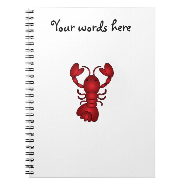 Carnet Homard (Devant)