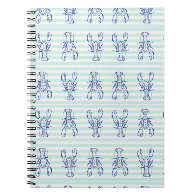 Carnet Homards bleus (Devant)