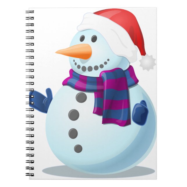 Carnet homme de neige (Devant)
