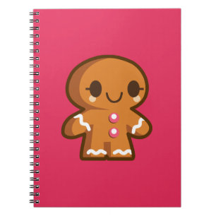 Carnet Homme de pain d'épices mignon