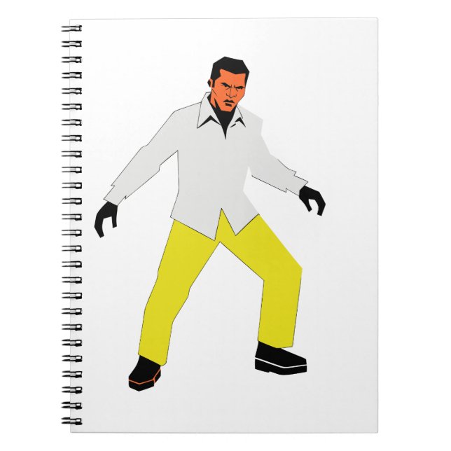 Carnet Homme mystérieux regarde (Devant)