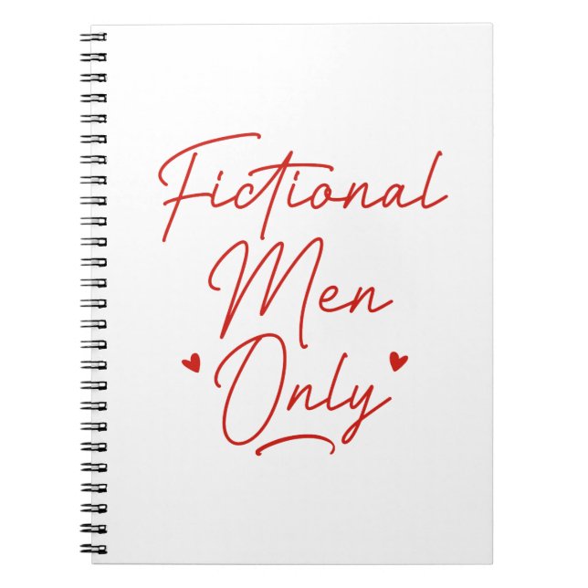 Carnet Hommes de fiction uniquement (Devant)