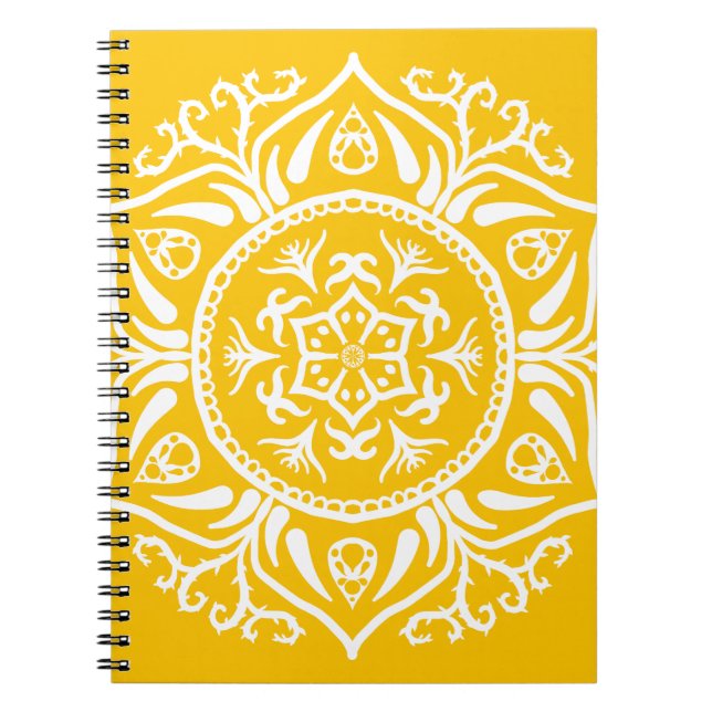 Carnet Honey Mandala (Devant)