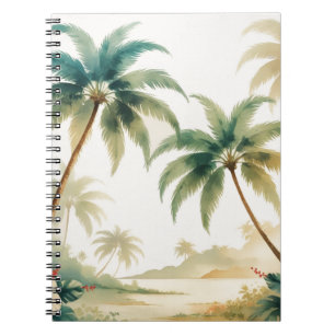 Carnet Honolulu Voyage Hawaïen de style vintage