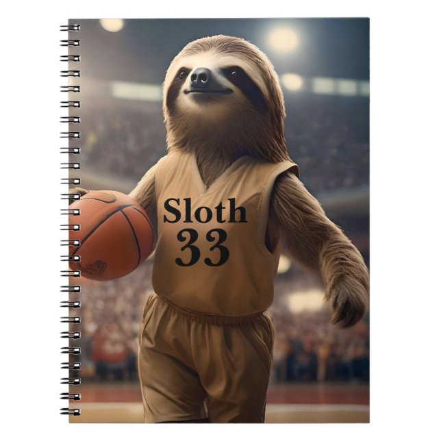 Carnet Hoops and Hangs : Le Slam Dunking Sloth, (Devant)