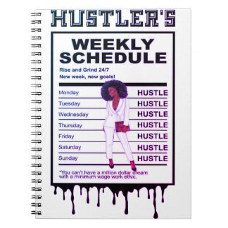 Carnet Horaire hebdomadaire de Hustler