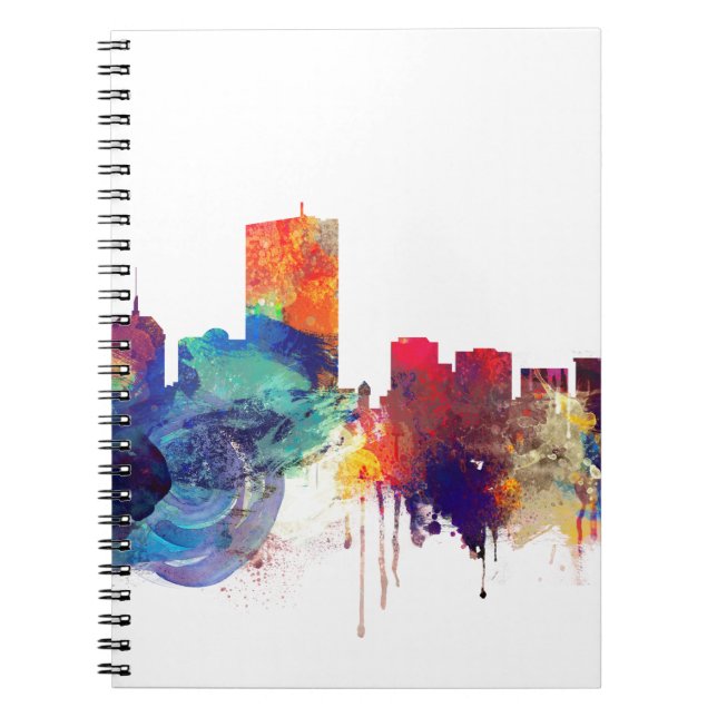 Carnet Horizon d'aquarelle de Boston (Devant)