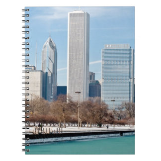 Carnet Horizon de Chicago à travers le lac Michigan