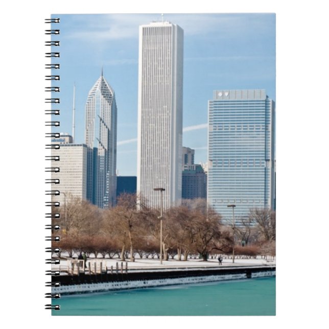 Carnet Horizon de Chicago à travers le lac Michigan (Devant)