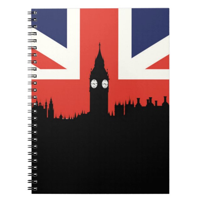 Carnet Horizon | de Londres le drapeau britannique (Devant)