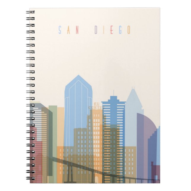 Carnet Horizon de ville de San Diego (Devant)