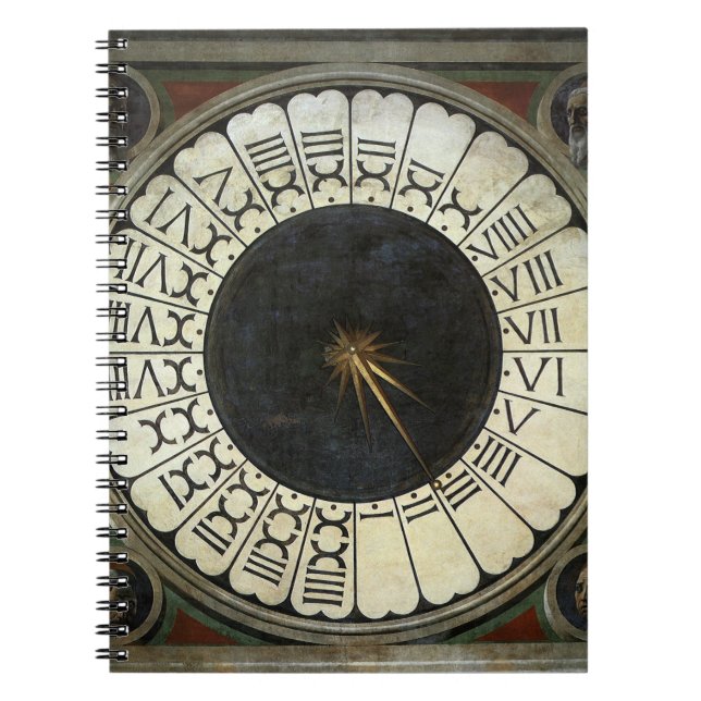 Carnet Horloge du Duomo par Paolo Uccello (Devant)