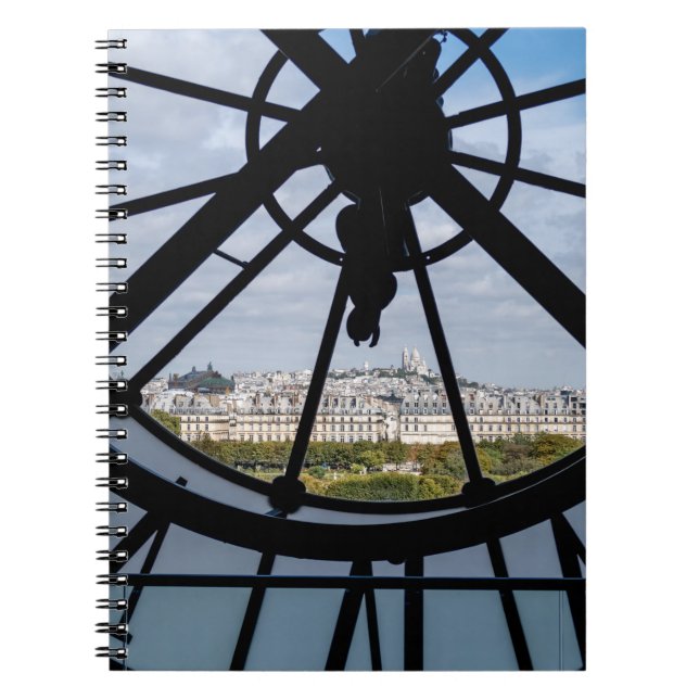 Carnet Horloge géante en verre au Musée d'Orsay - Paris (Devant)