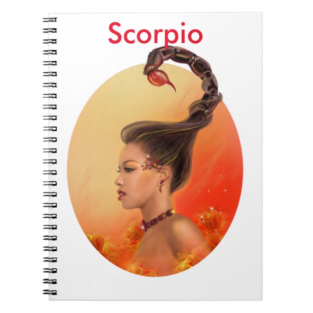 Carnet Horoscope Zodiac - Imaginaire Scorpio (Devant)