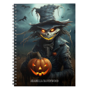 Carnet Horreur d'Halloween gothique déplaisante