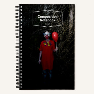 Carnet Horreur du mal clown effrayant